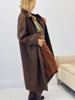 Longue veste en jean doublure léopard - Marque CIRCUS&CO – Image 4
