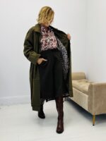 Longue veste en jean doublure léopard - Marque CIRCUS&CO – Image 5