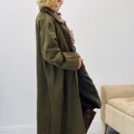 Longue veste en jean doublure léopard - Marque CIRCUS&CO