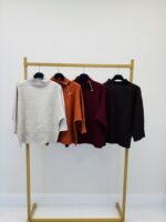 Pull manches 3/4 col cheminée - Marque VALENTYNE – Image 2