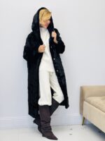 Manteau fausse fourrure à capuche – Image 10