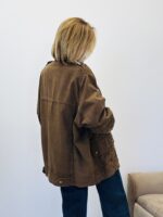 Veste en jean détails perles – Image 4