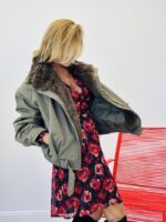 Parka coupe courte col fourrure - Marque GIOVANNI