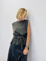 Pull sans manches détails nœuds – Image 8
