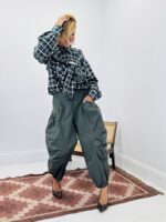 Chemise à carreaux avec lavallière – Image 6