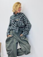 Chemise à carreaux avec lavallière – Image 5