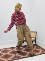 Chemise à carreaux avec lavallière – Image 4