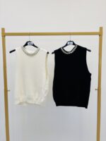 Pull sans manches col bijoux – Image 2