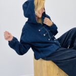 Veste en jean esprit hussard