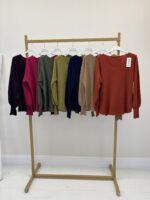 Pull poignet smocké – Image 2