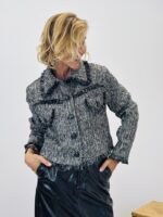Veste tweed lurex - Marque ANGE