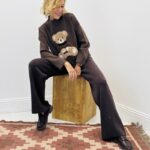 Pull Teddy détails perles - Marque VALENTYNE