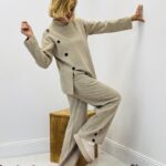 Ensemble maille détails boutons - Marque VALENTYNE