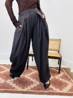 Pantalon à pinces rayures tennis