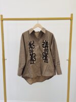 Chemise petits carreaux broderie sequins - Marque LIPANOI – Image 2