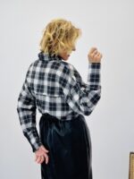 Chemise à carreaux broderie sequins - Marque LIPANOI – Image 5
