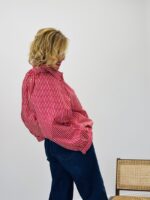 Chemise boule rayée col classique – Image 7