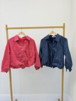 Chemise boule rayée col classique – Image 2