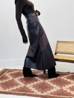Jupe simili cuir droite - Marque JOEY&JOEY – Image 8