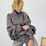 Bomber à carreaux