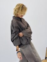 Veste bomber petits carreaux – Image 5
