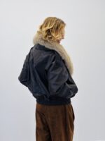 Blouson similicuir col fourrure – Image 5