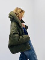 Blouson simili capuche amovible – Image 8