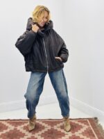 Blouson simili capuche amovible – Image 3