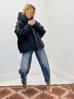 Blouson simili capuche amovible – Image 5