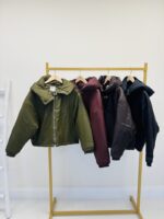 Blouson simili capuche amovible – Image 2