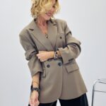 Blazer avec épaulettes