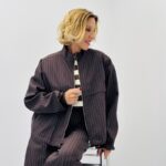 Veste rayures tennis
