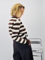 Pull Rayé avec Épaules – Image 5
