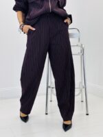 Pantalon costume rayures tennis