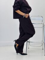 Pantalon costume rayures tennis – Image 6
