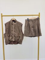 Short détails pinces à carreaux – Image 2