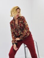 Chemise fluide imprimée fleurs