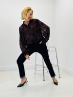 Chemise fluide velours dévorés – Image 6