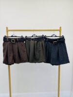 Short effet laine avec ceinture - Marque LIPANOI – Image 2