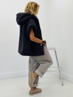 Veste sans manches moumoute avec capuche - Marque PALME – Image 10