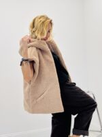 Veste sans manches moumoute avec capuche - Marque PALME – Image 4