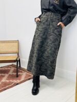 Jupe droite toile de Jean - Marque ANGE – Image 6