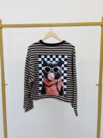 T-shirt Rayé Manches Longues Imprimé – Image 2