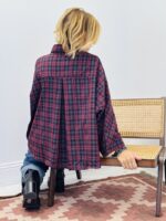 Chemise carreaux brodée – Image 5