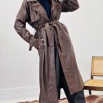 Trench long simili cuir - Marque CASCADE
