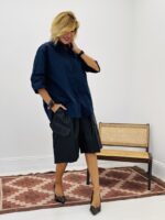 Bermuda simili cuir style cargo - Marque CORNER – Image 6