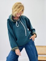 Pull à capuche détails rayés - Marque CASCADE