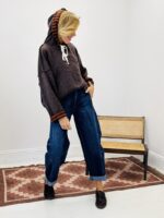 Pull à capuche détails rayés - Marque CASCADE – Image 8