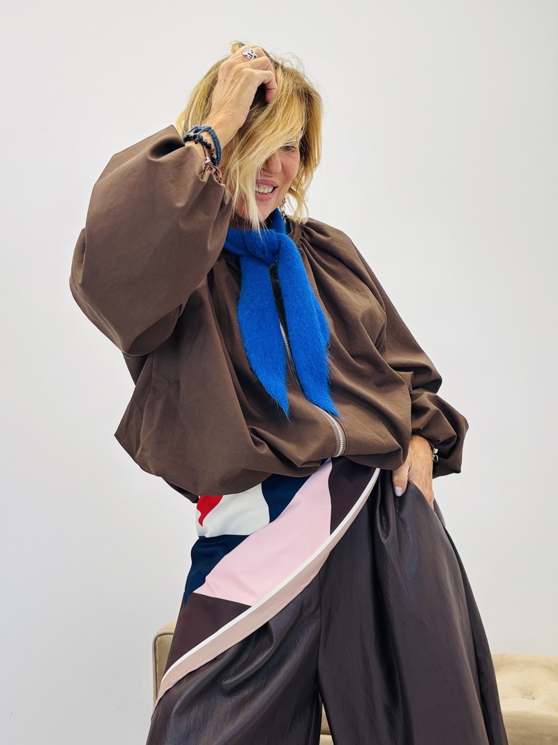 IMG_6365 Bomber avec foulard - Marque RIVE – Image 1