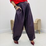 Pantalon large simili cuir - Marque RIVE